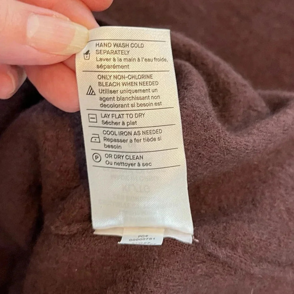 Vince Men's Boiled Cashmere Long Sleeve Crewneck Sweater office Size XL - Picture 10 of 11